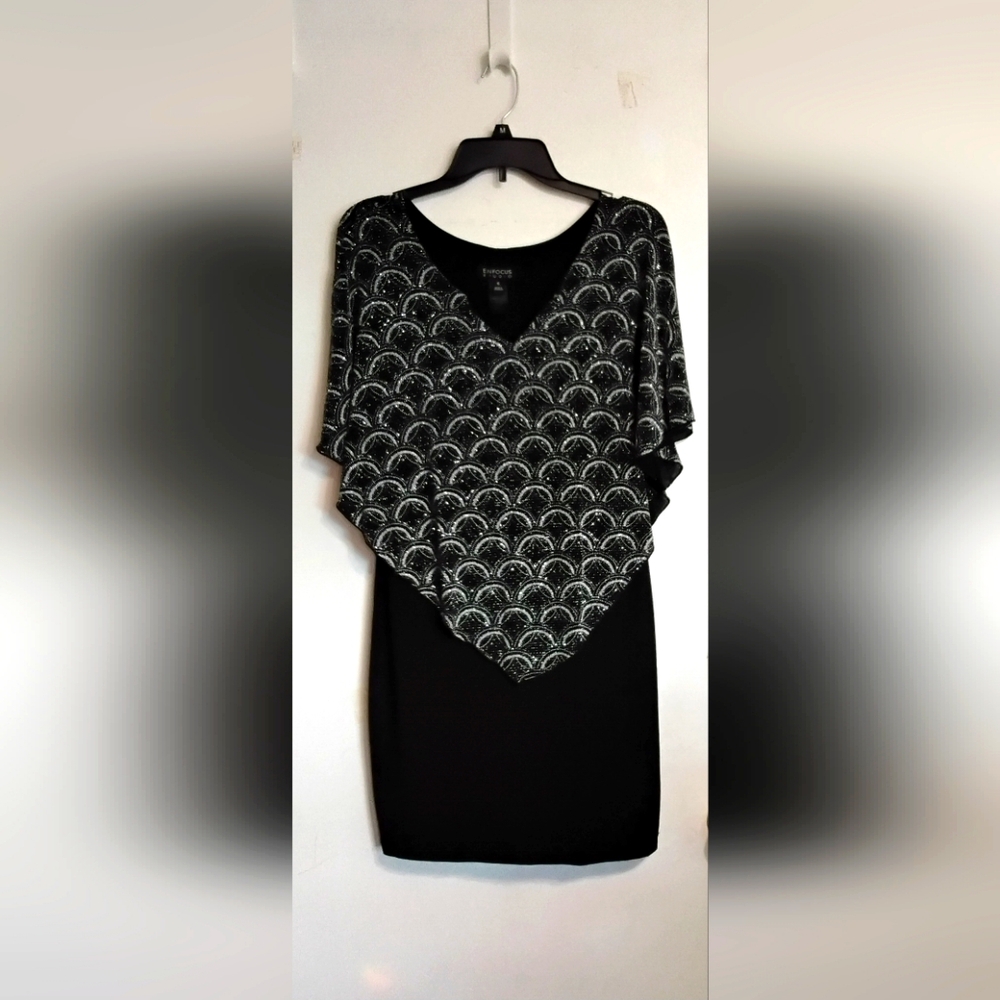 Black elegant sequence dress